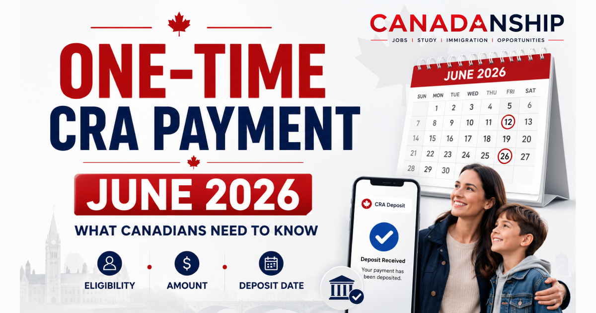 new one time cra payment in june 2026
