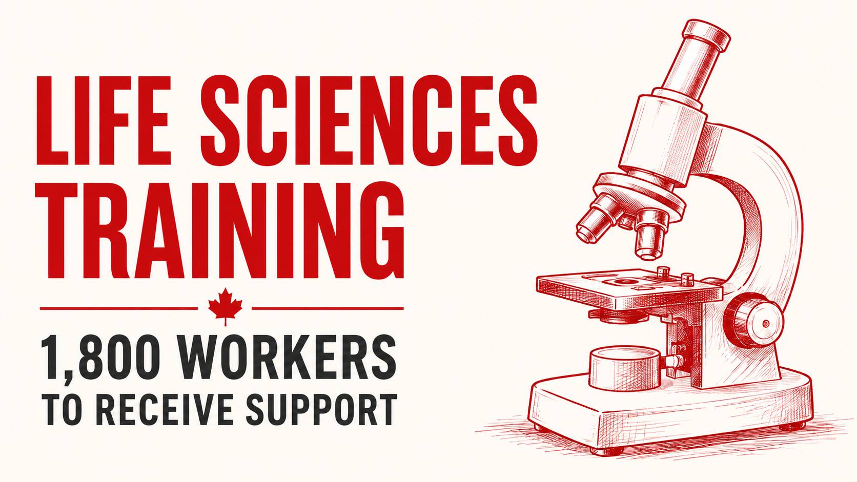Canada Life Sciences Training 2026: Up to 1,800 Workers to Receive Support