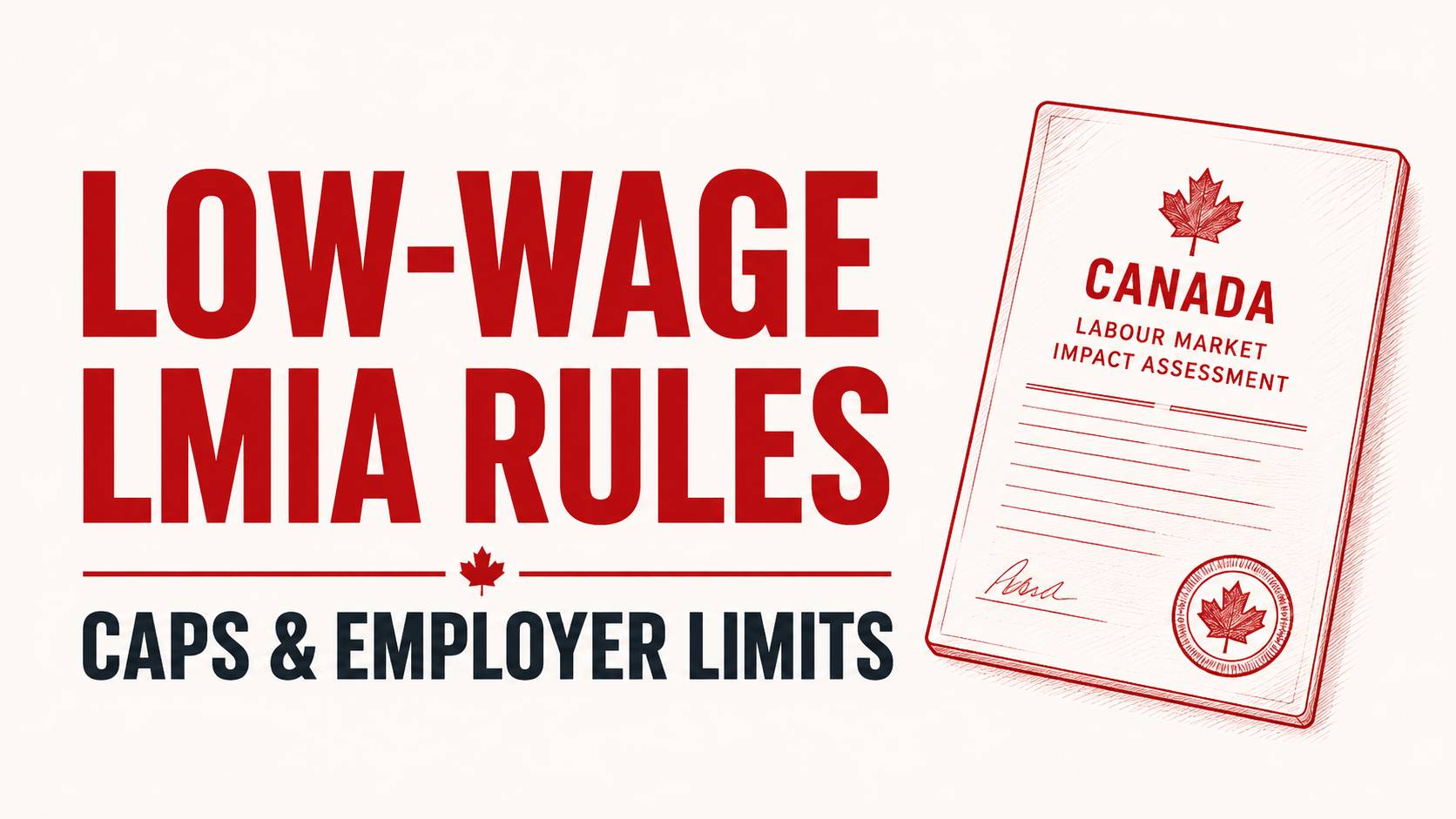 Canada Low-Wage LMIA Rules 2026: Caps and Employer Limits
