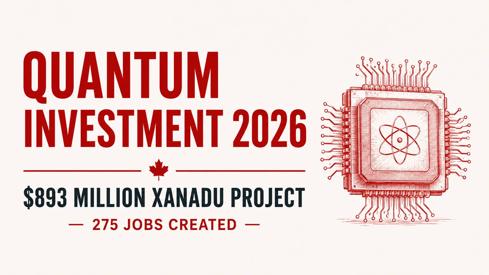 Canada Quantum Investment 2026: $893M Xanadu Project to Create 275 Jobs