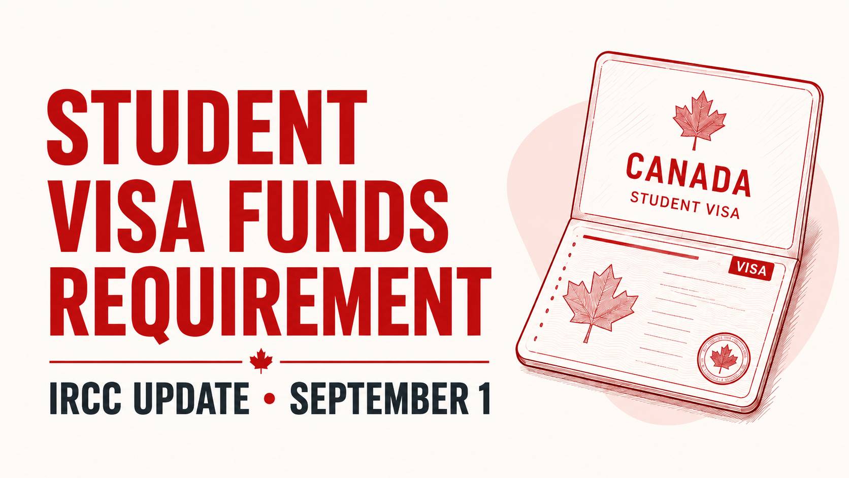 Canada Student Visa Funds Requirement 2026: IRCC Update Coming September 1